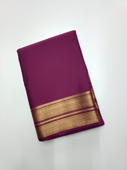 SEMI CREPE SILK SAREE (STAIN PROOF)