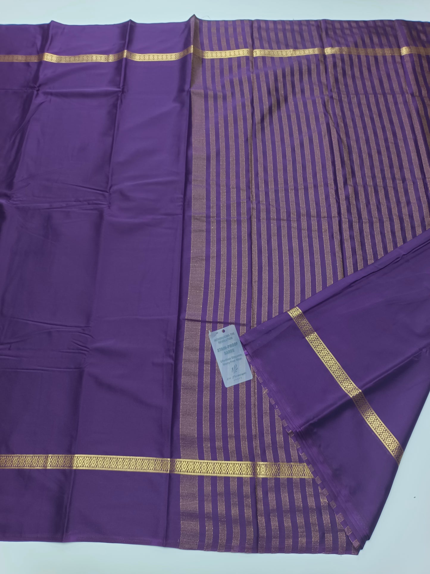 SEMI CREPE SILK SAREE (STAIN PROOF)