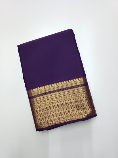 SEMI CREPE SILK SAREE (STAIN PROOF)