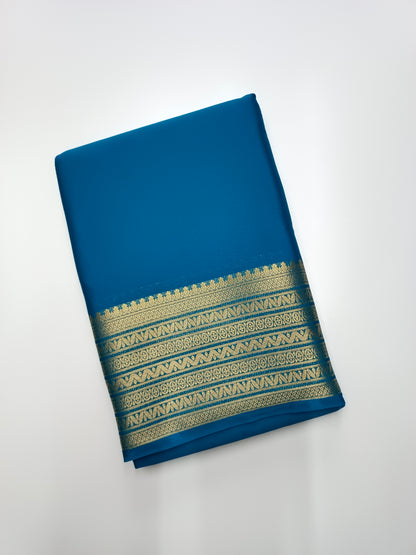 SEMI CREPE SILK SAREE (STAIN PROOF)