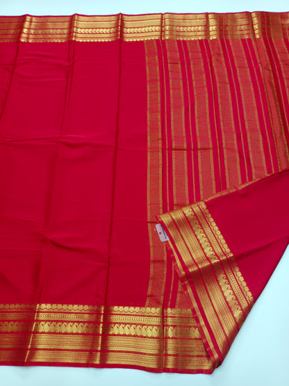 SEMI CREPE SILK SAREE (STAIN PROOF)
