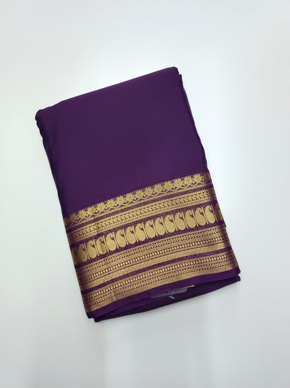 SEMI CREPE SILK SAREE (STAIN PROOF)