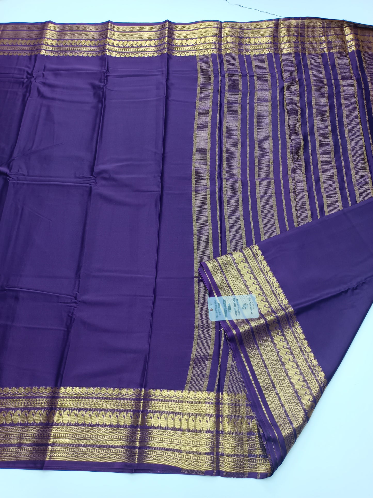 SEMI CREPE SILK SAREE (STAIN PROOF)