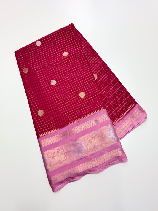 SEMI CREPE SILK SAREE