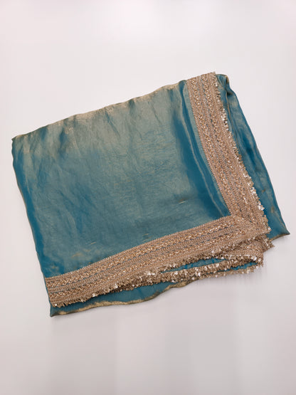 FANCY CHIFFON EMBROIDERY WORK SAREE