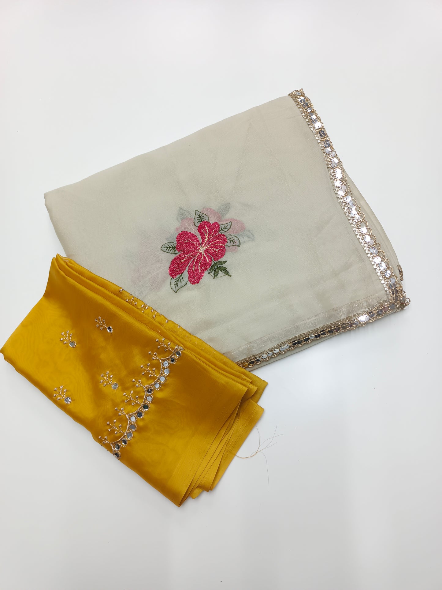 FANCY WORK SAREE