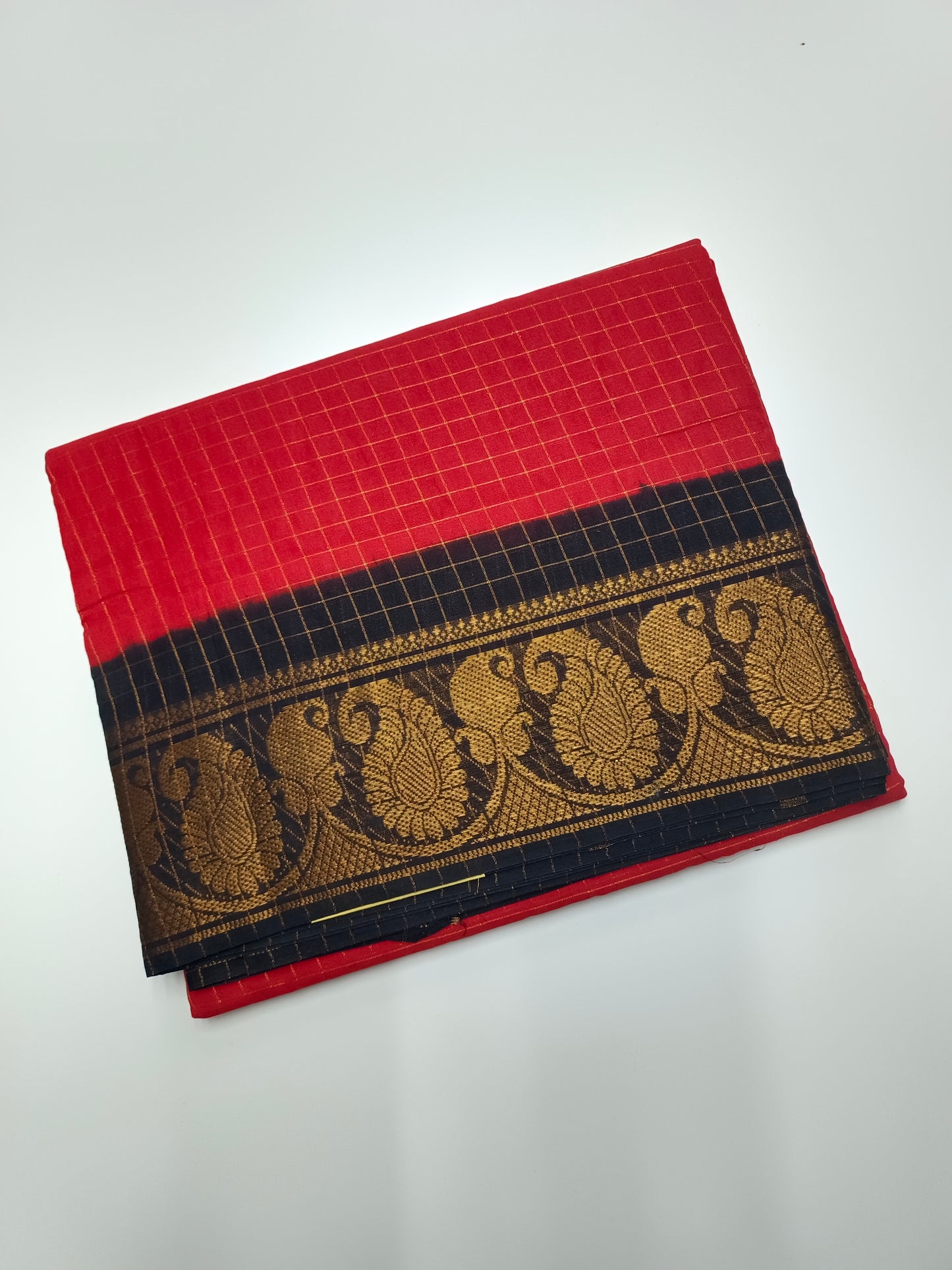 FANCY SUNGUDI COTTON SAREE
