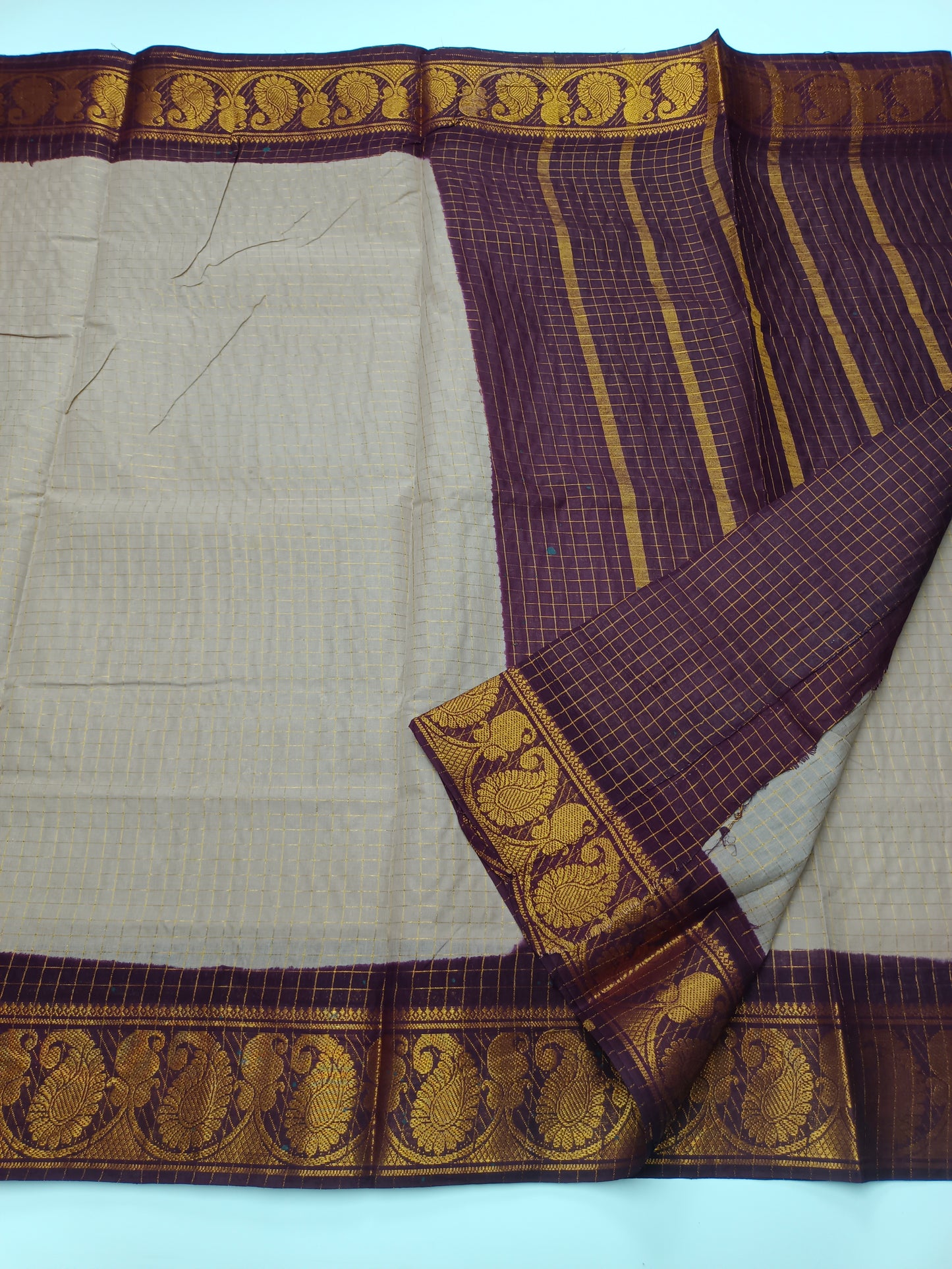 FANCY SUNGUDI COTTON SAREE