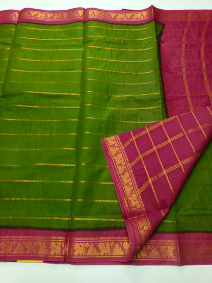 FANCY SUNGUDI COTTON SAREE