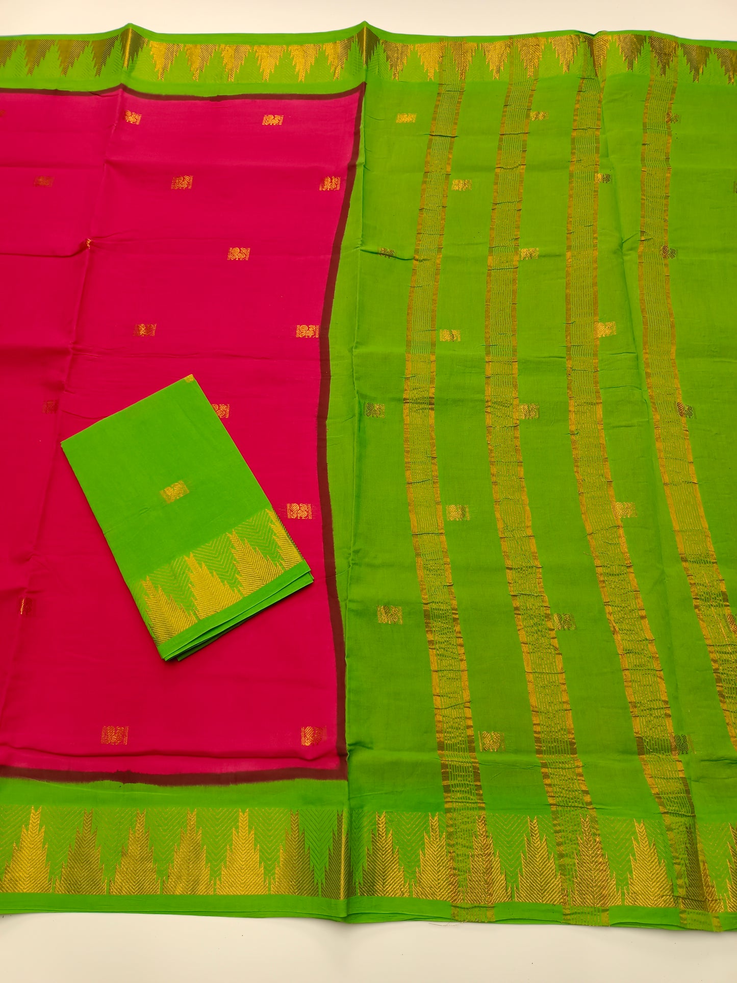 FANCY SUNGUDI COTTON SAREE
