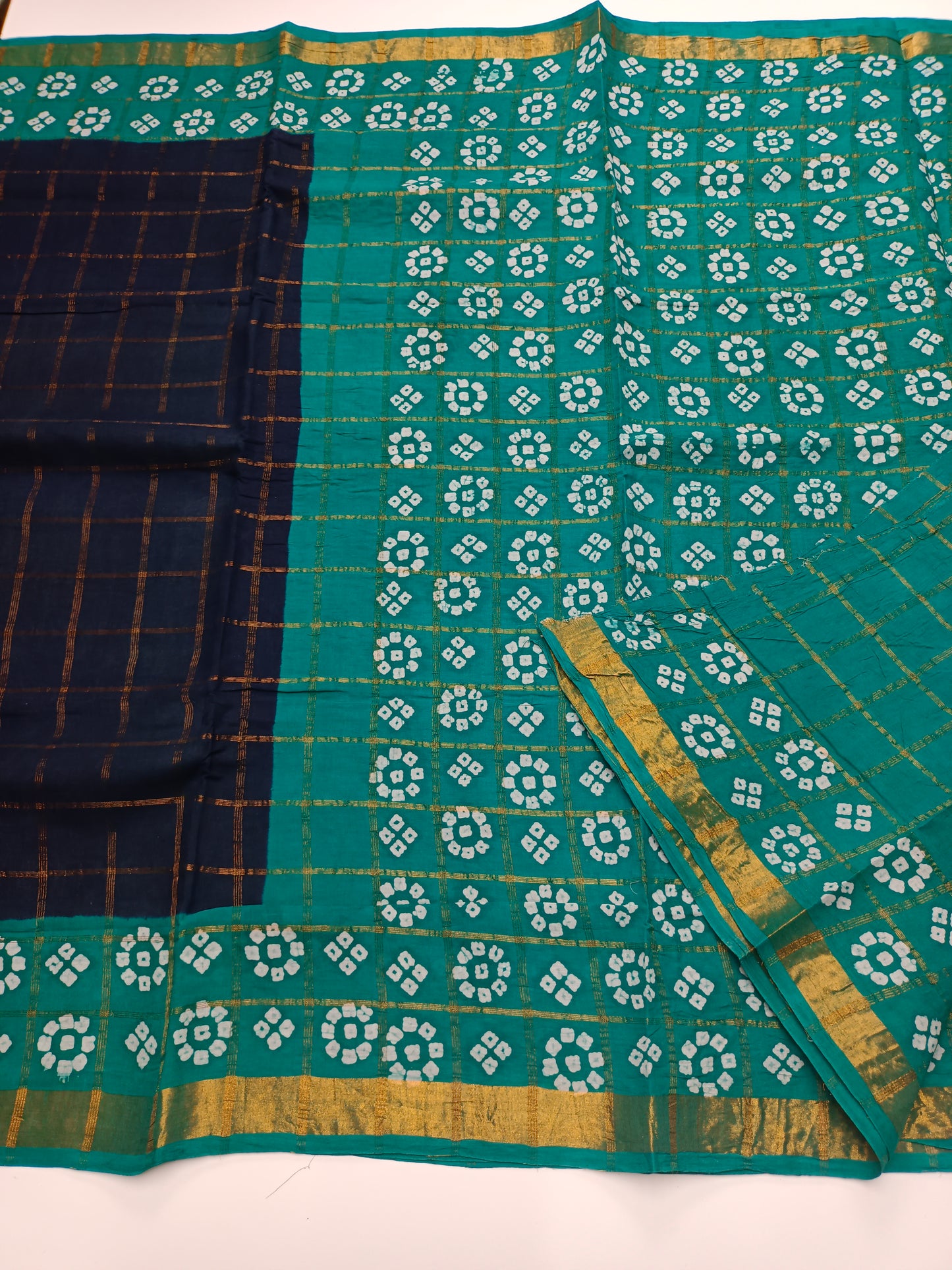 FANCY SUNGUDI COTTON SAREE