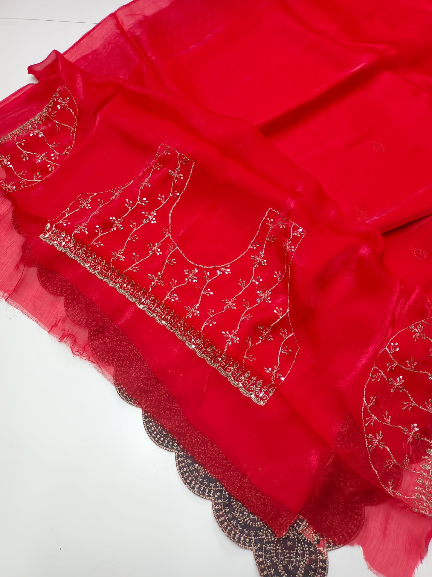 FANCY WORK SAREE