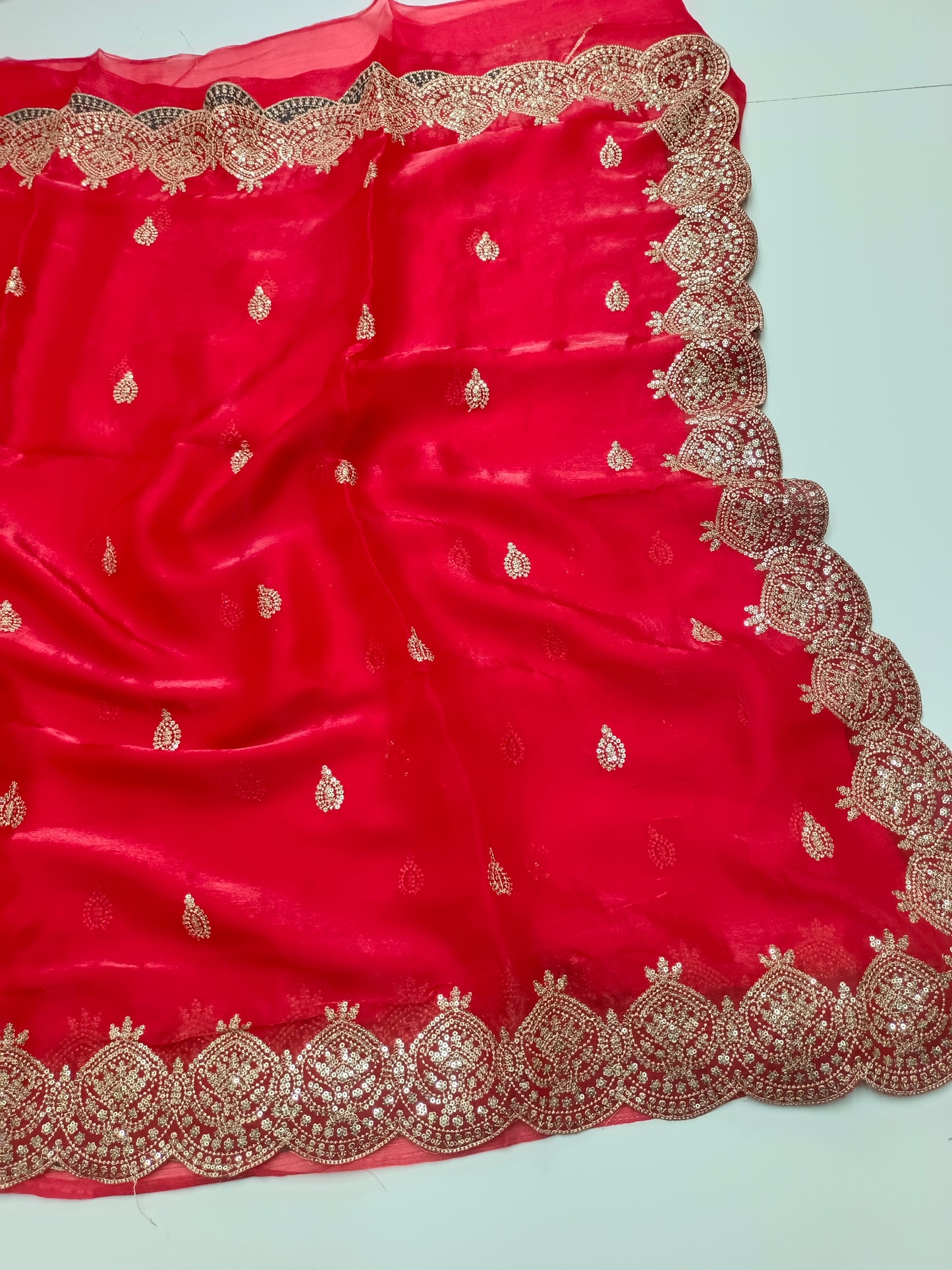 FANCY WORK SAREE