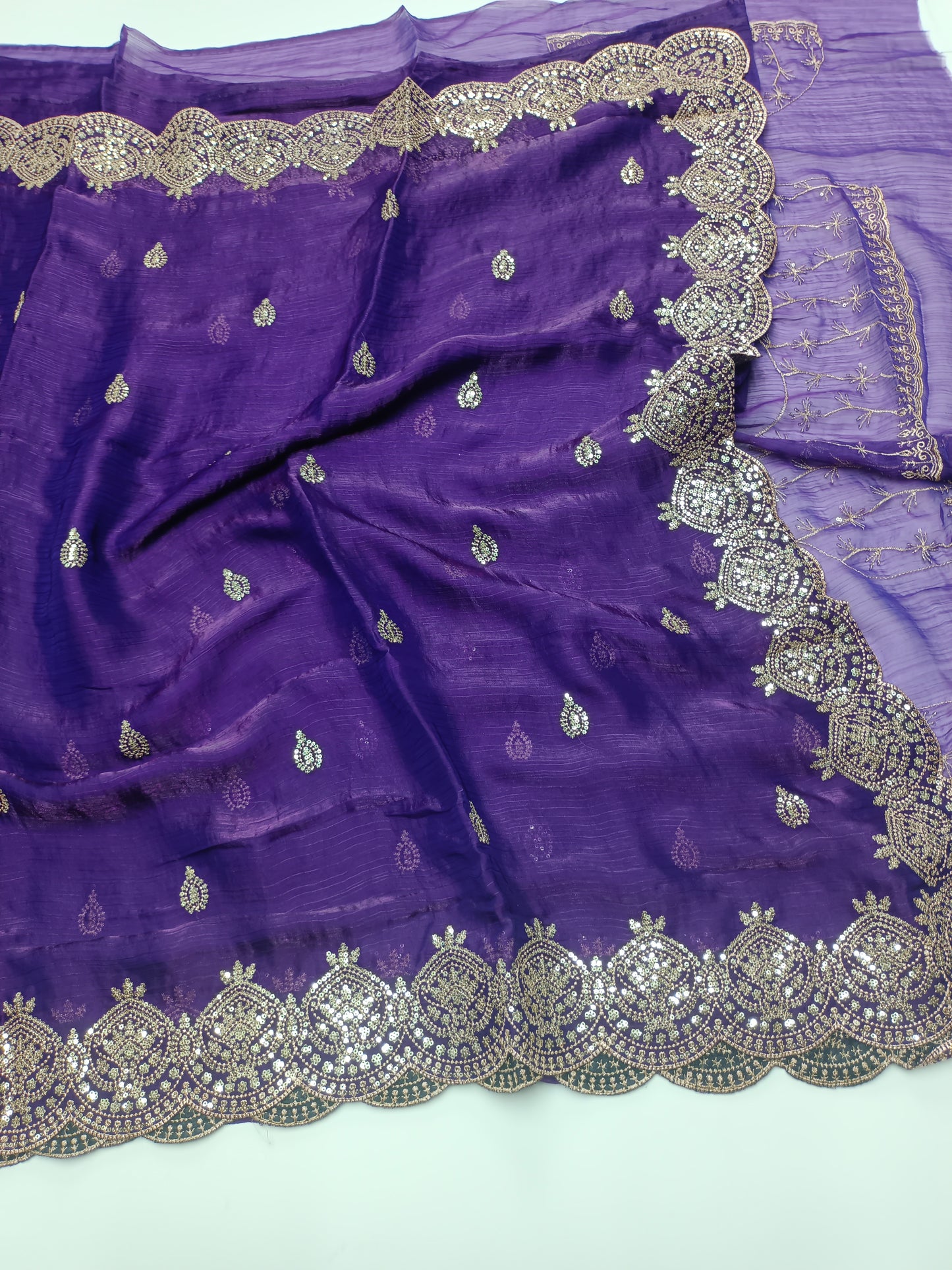 FANCY WORK SAREE