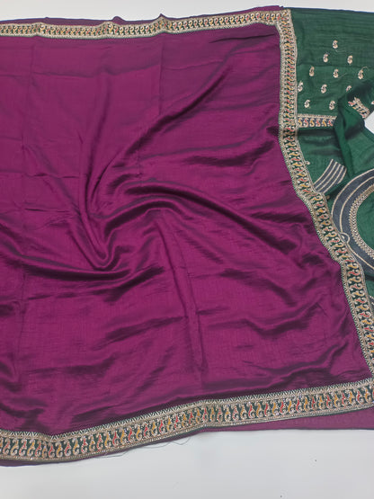 FANCY WORK SAREE