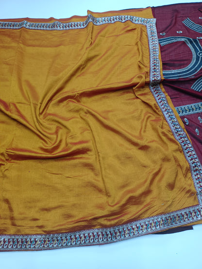 FANCY WORK SAREE