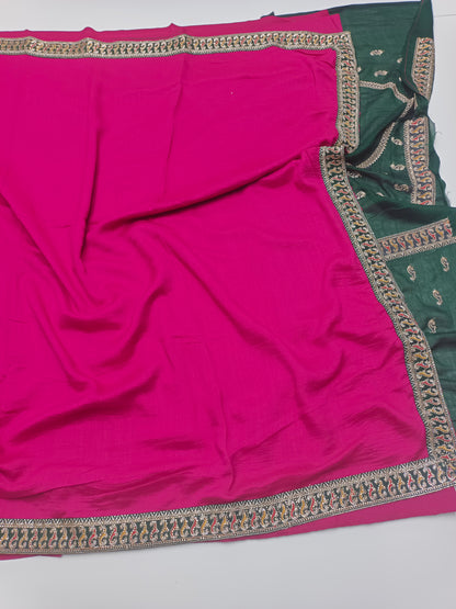 FANCY WORK SAREE