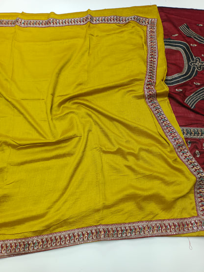 FANCY WORK SAREE