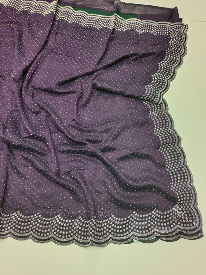 FANCY WORK SAREE