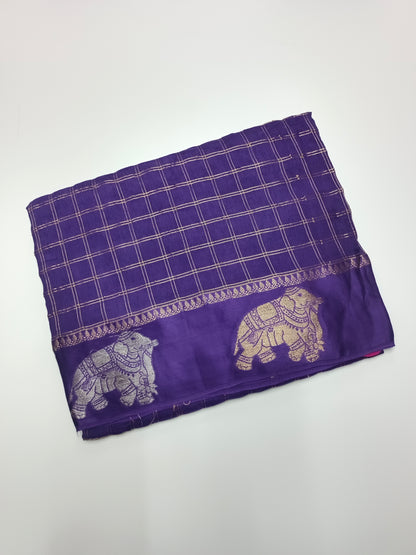 SEMI CREPE SILK SAREE (SPECIAL 20% DISCOUNT)