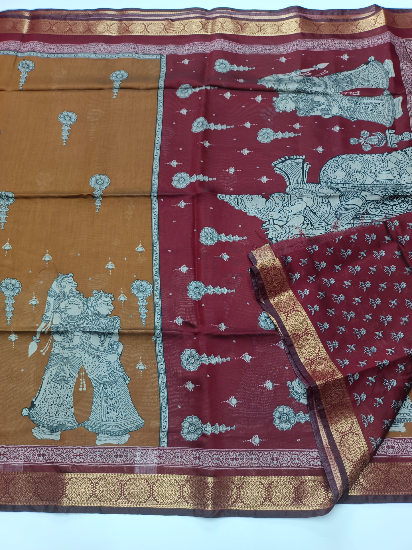 FANCY ASSAM COTTON SAREE