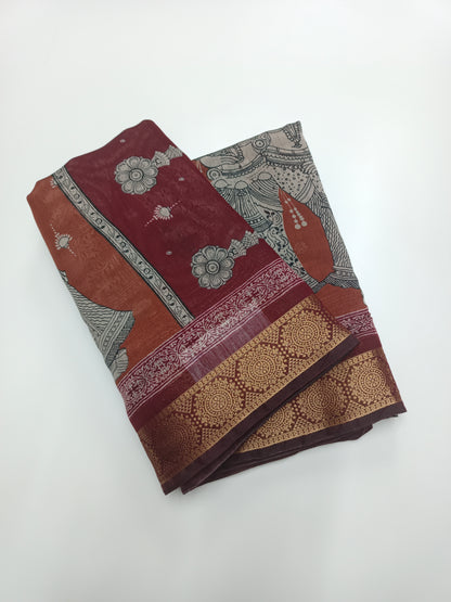 FANCY ASSAM COTTON SAREE