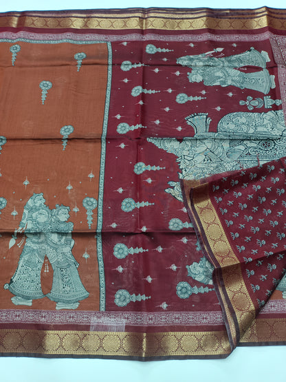FANCY ASSAM COTTON SAREE