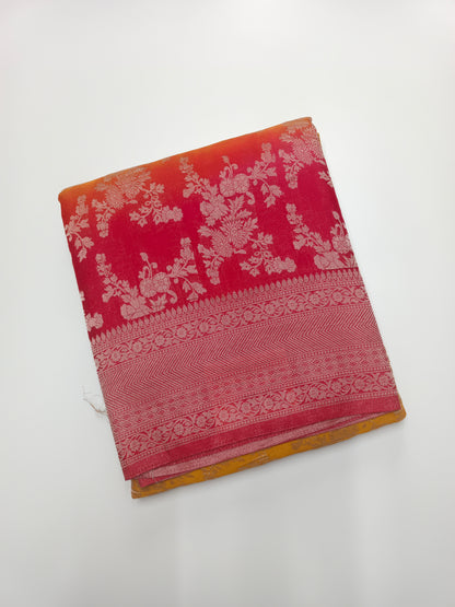 2D FANCY CHINON CHIFFON SAREE