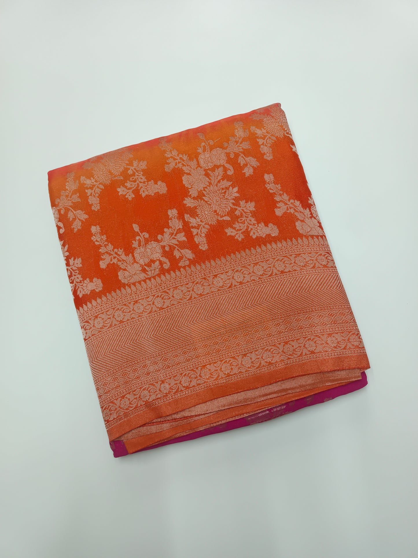 2D FANCY CHINON CHIFFON SAREE
