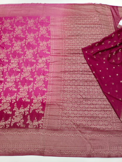 2D FANCY CHINON CHIFFON SAREE