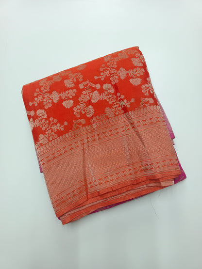 2D FANCY CHINON CHIFFON SAREE