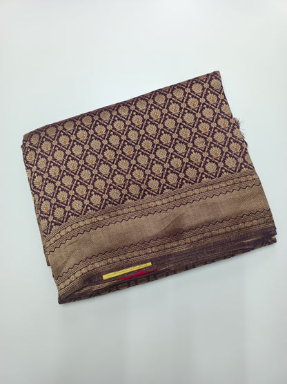 BANARASI CREPE BROCADE SAREE