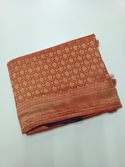 BANARASI CREPE BROCADE SAREE