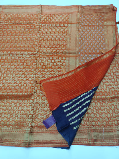 BANARASI CREPE BROCADE SAREE