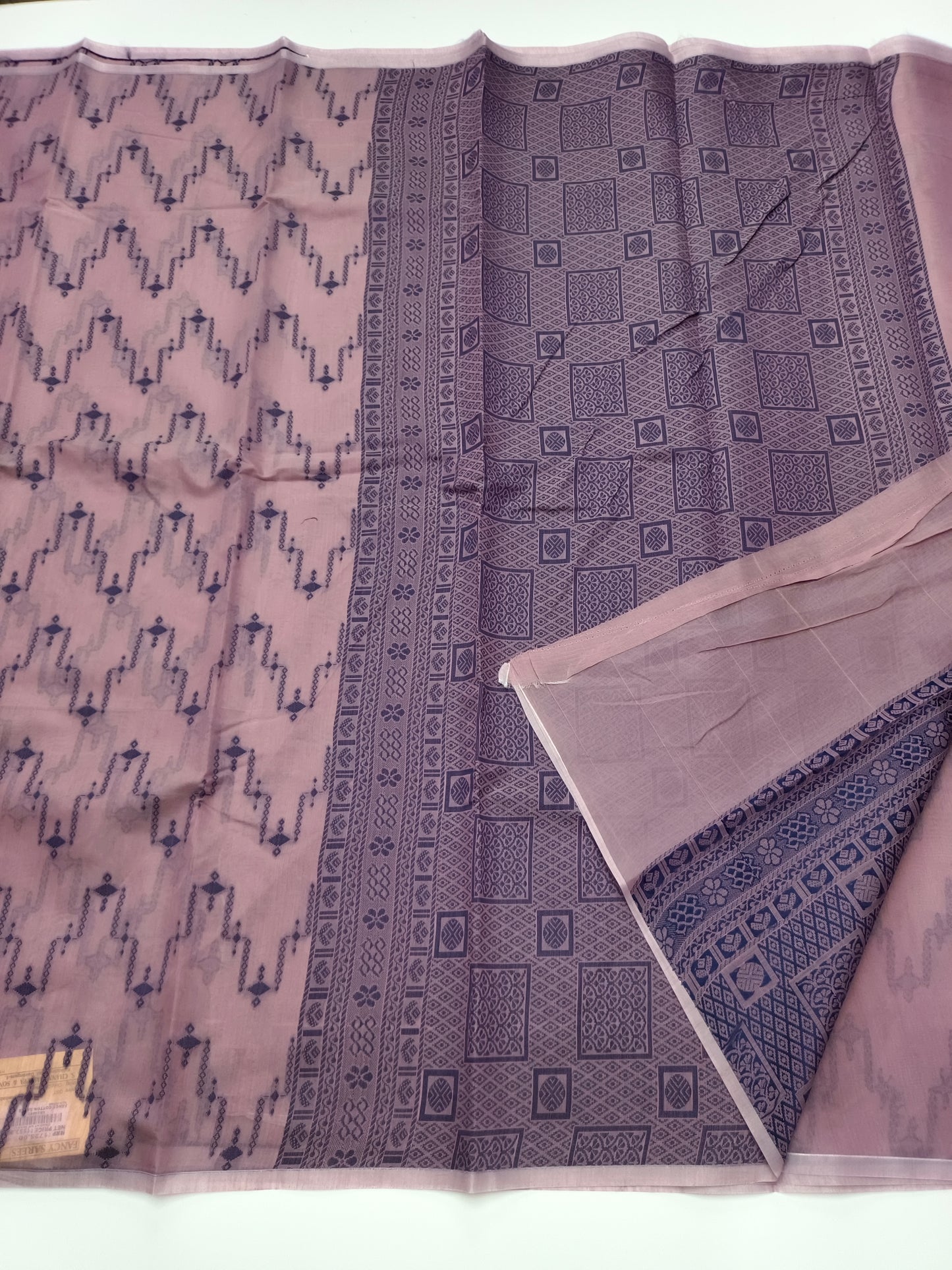 FANCY CHANDERI COTTON SAREE