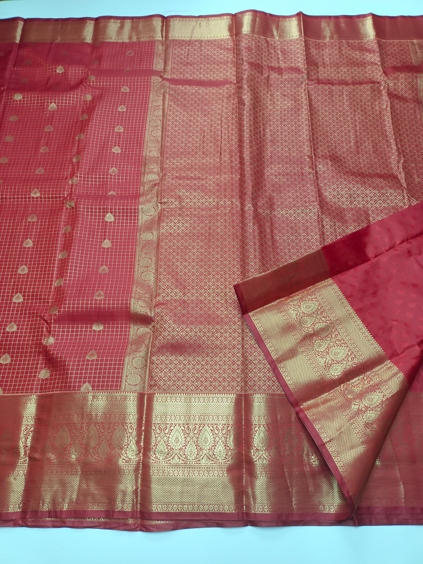 KANCHIPURAM SEMI SILK SAREE