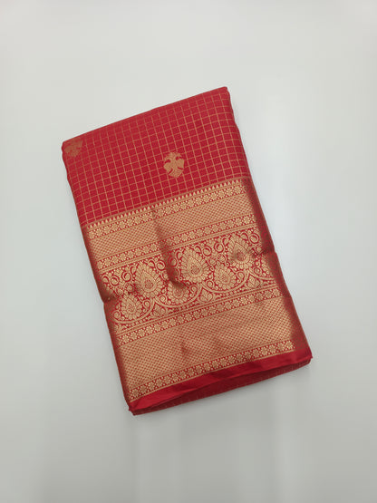 KANCHIPURAM SEMI SILK SAREE