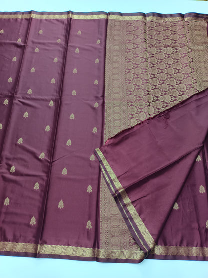 SEMI CREPE SILK SAREE