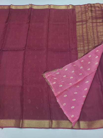 SEMI CREPE SILK SAREE