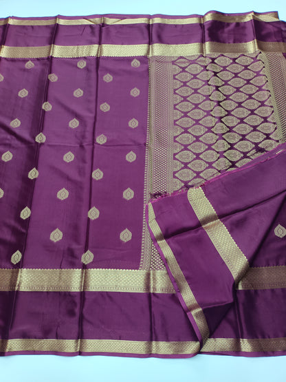 SEMI CREPE SILK SAREE