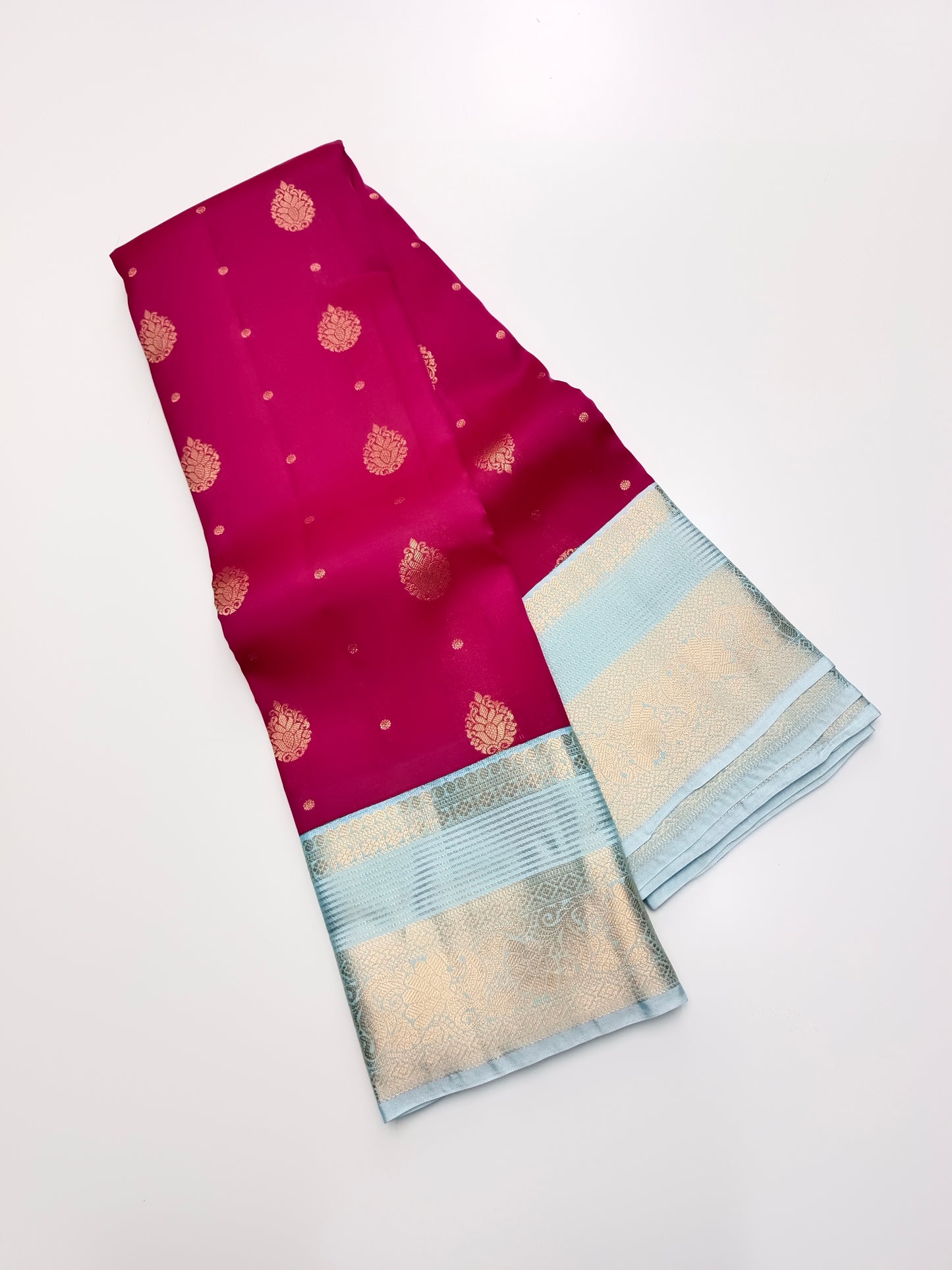 KANCHIPURAM SEMI SILK SAREE