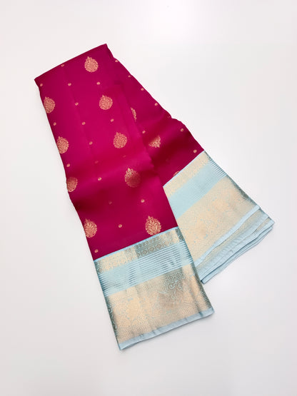 KANCHIPURAM SEMI SILK SAREE