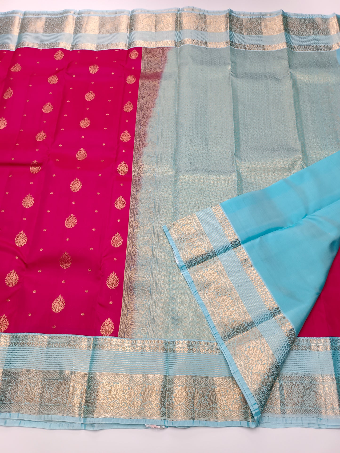 KANCHIPURAM SEMI SILK SAREE
