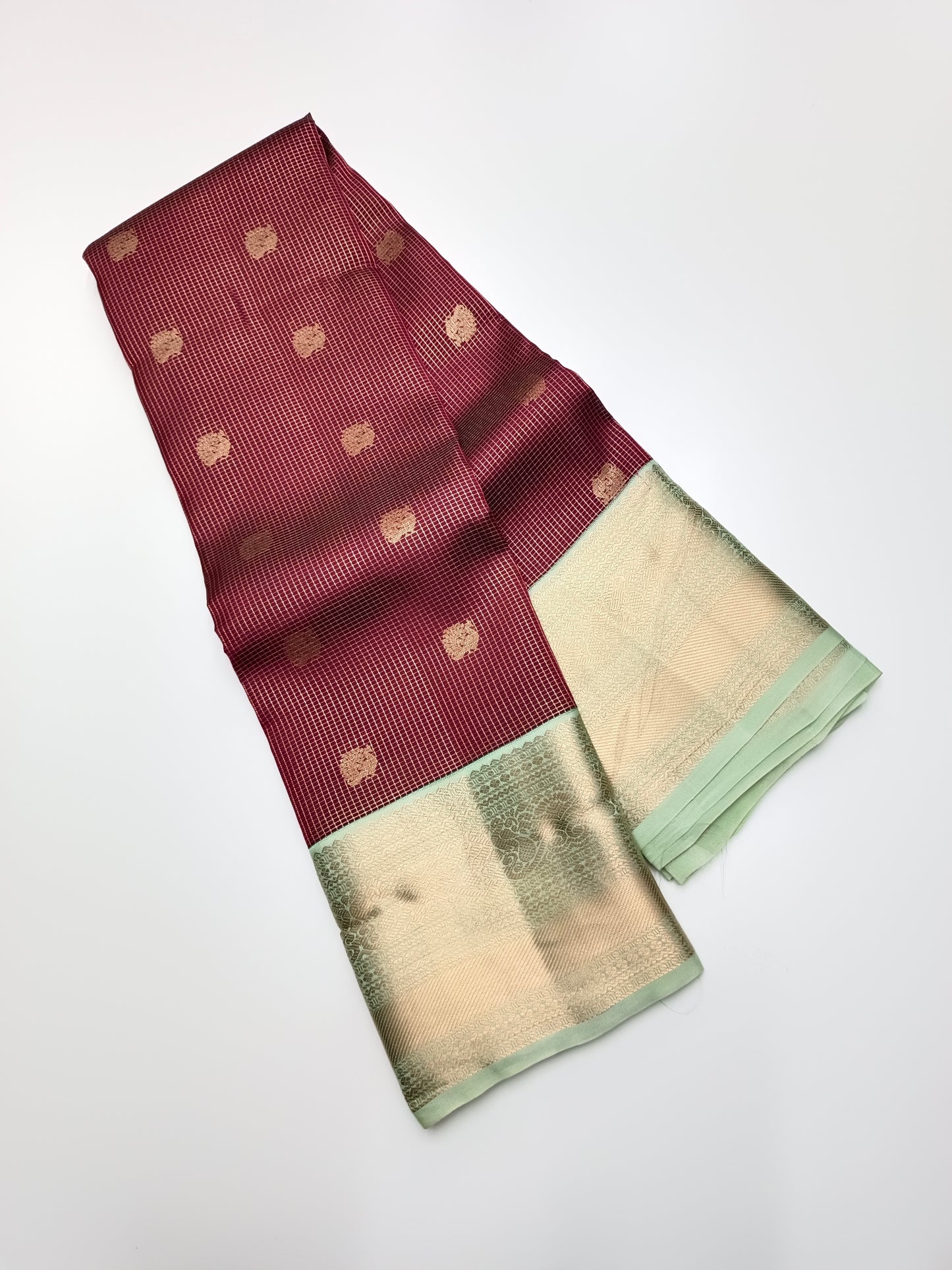 KANCHIPURAM SEMI SILK SAREE