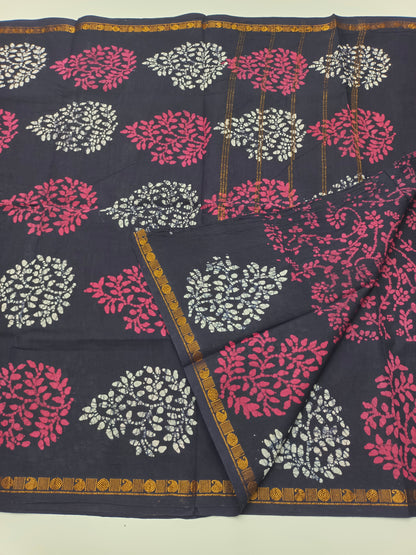 SANGUDI COTTON SAREE WITHOUT BLOUSE