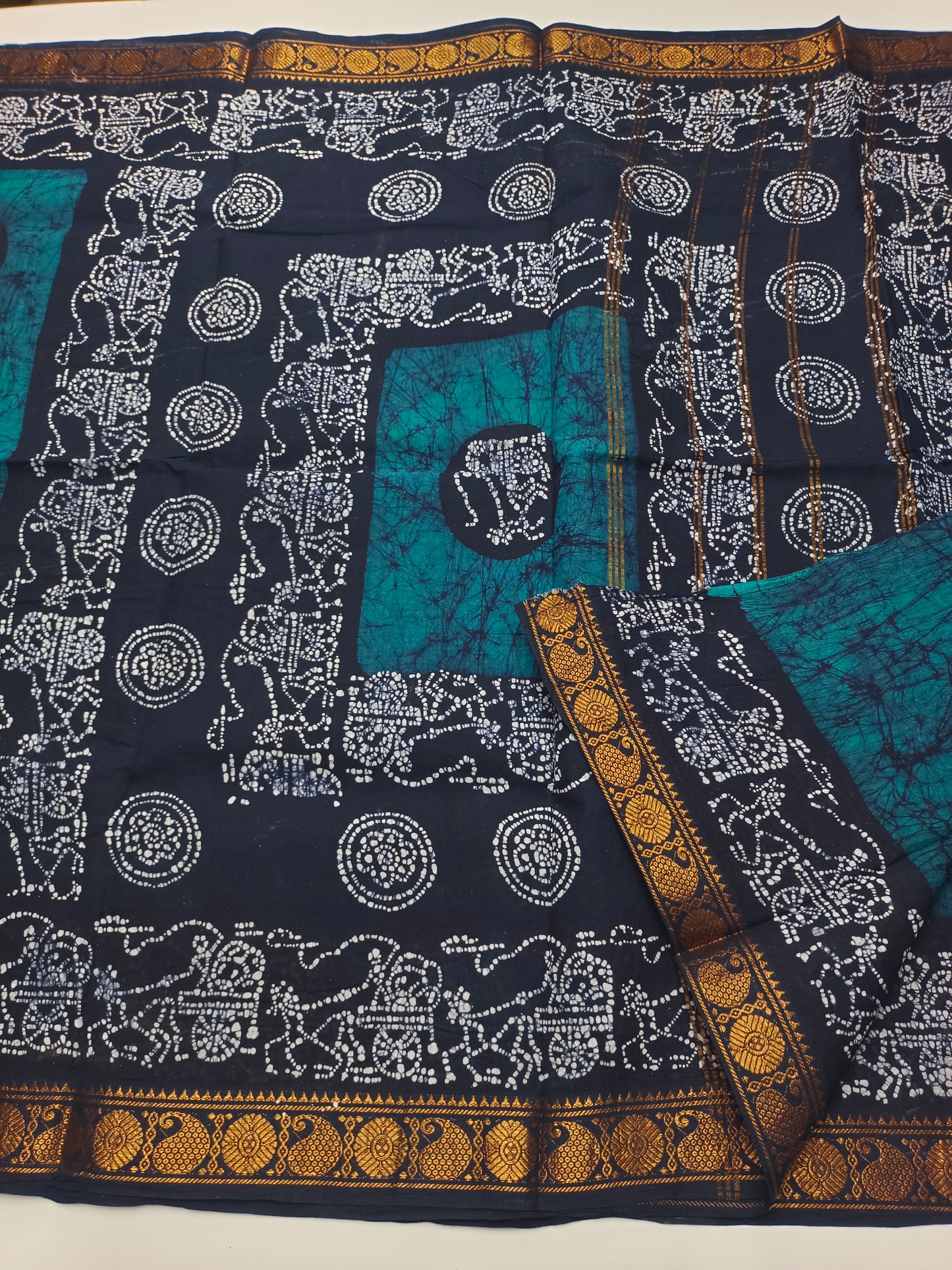 SANGUDI COTTON SAREE WITHOUT BLOUSE