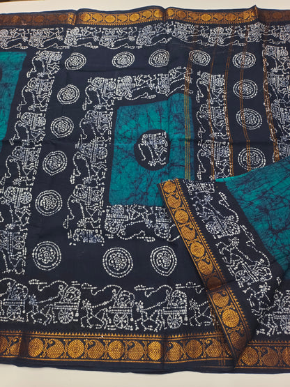 SANGUDI COTTON SAREE WITHOUT BLOUSE