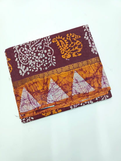 SANGUDI COTTON SAREE WITHOUT BLOUSE
