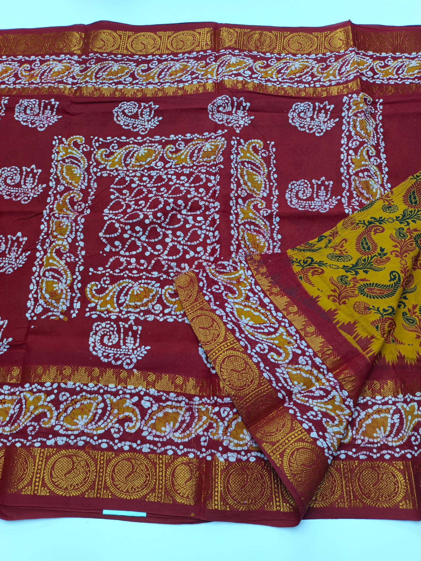 SANGUDI COTTON SAREE WITHOUT BLOUSE