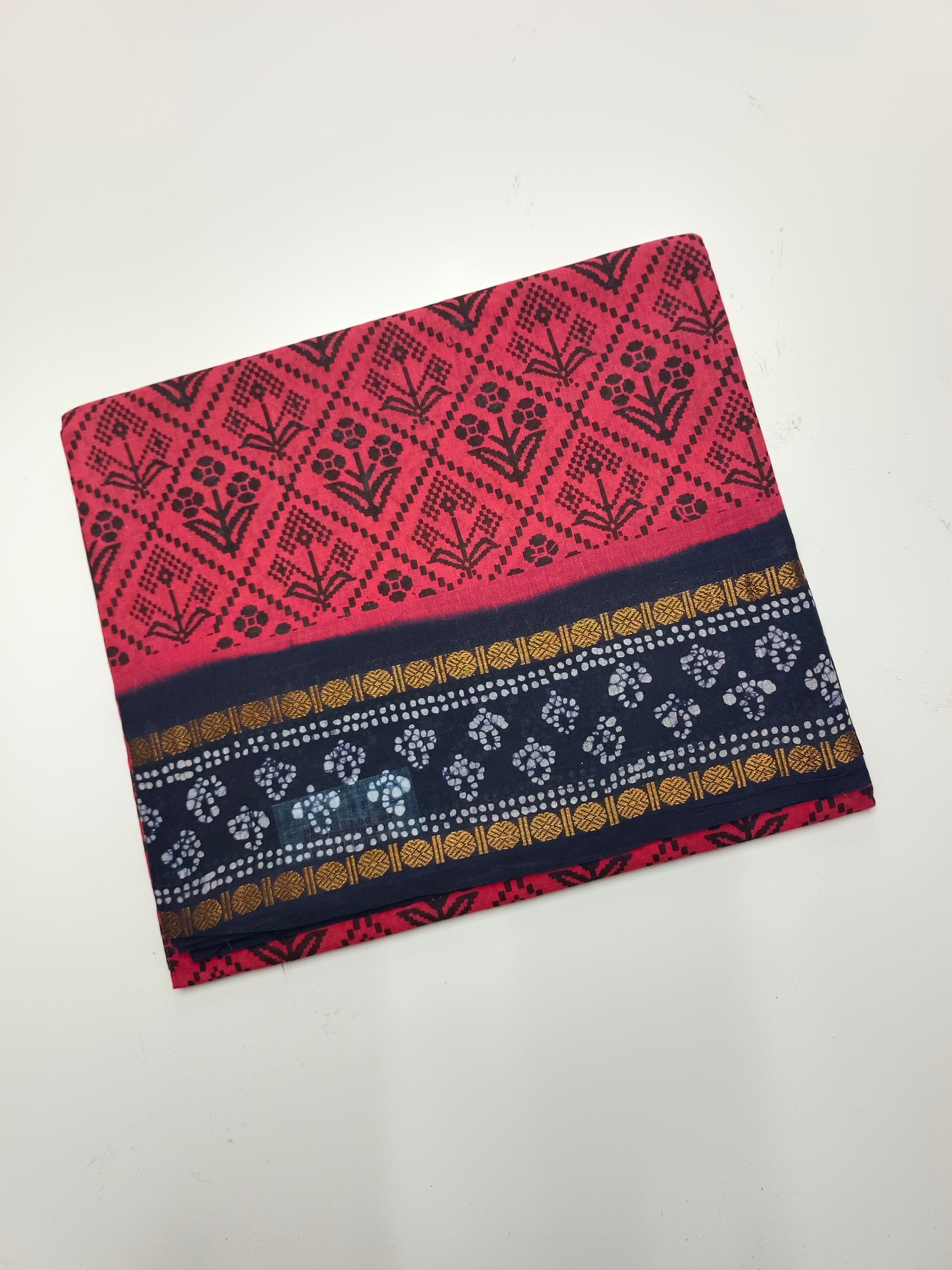 SANGUDI COTTON SAREE WITHOUT BLOUSE